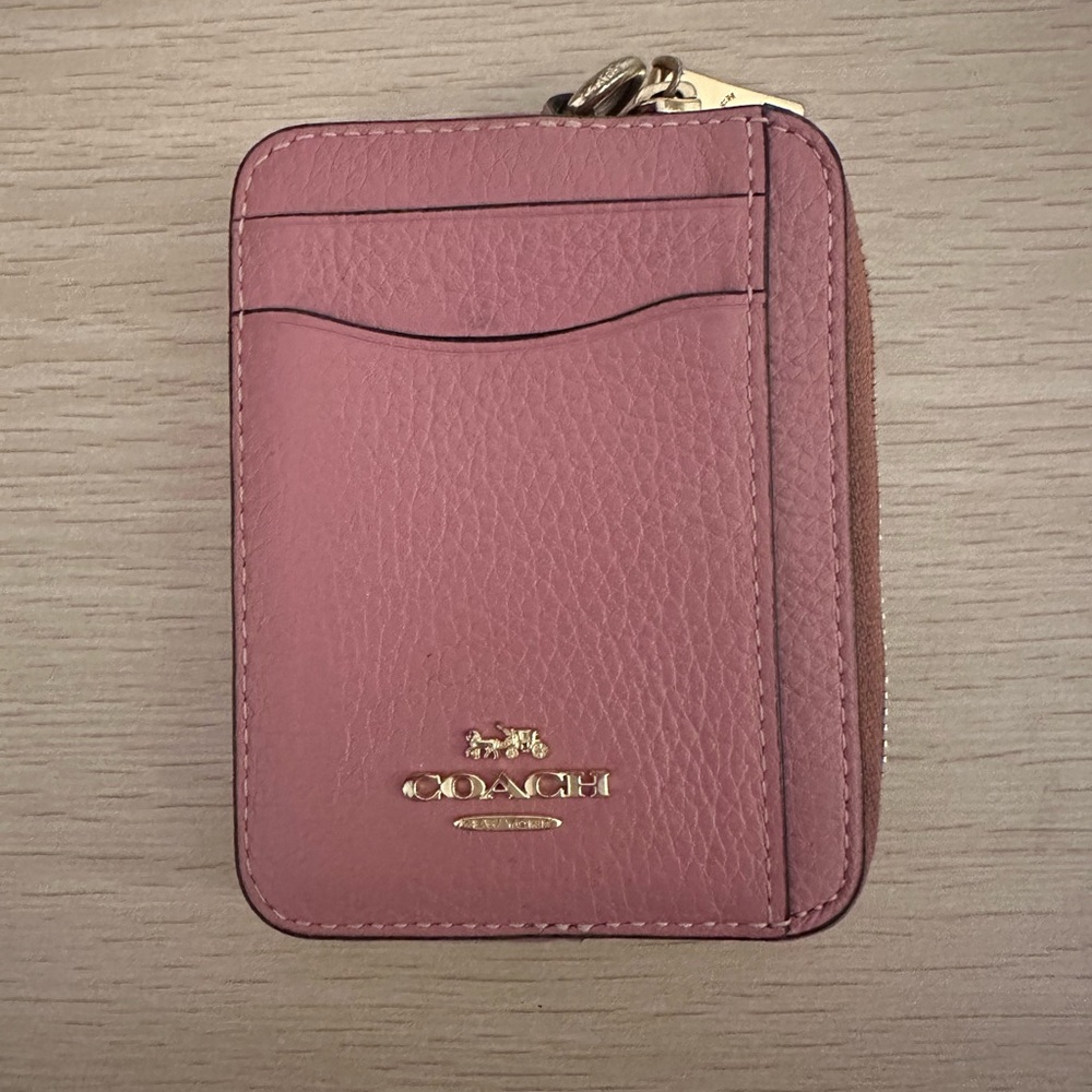 Coach Leather Card Wallet